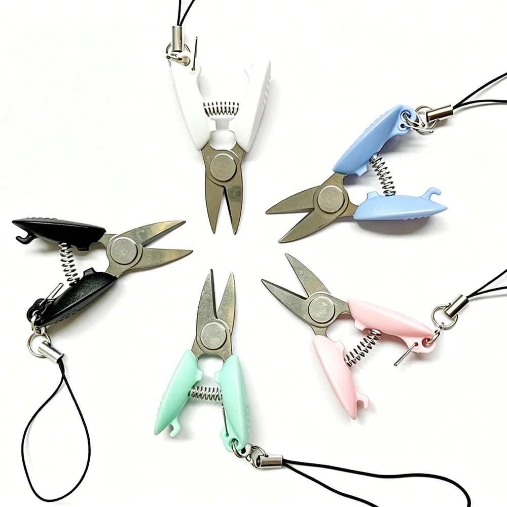Office Scissors Mini Portable Hanging Scissors, Thread Tip Cross Embroidery Scissors Handmade Scissors