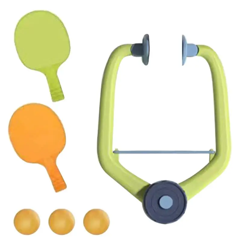 실내 탁구 셀프 트레이닝 세트, 조절 가능한 걸이식 탁구 트레이너, 가정 부모-자녀 상호 작용, 더블 스파링 장치