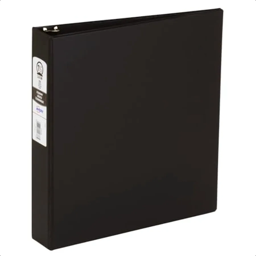 

Экономичная 3-кольцевая папка 1,5 круглых колец Цвет Черный Тихоокеанский синий Папка разливается (11778)