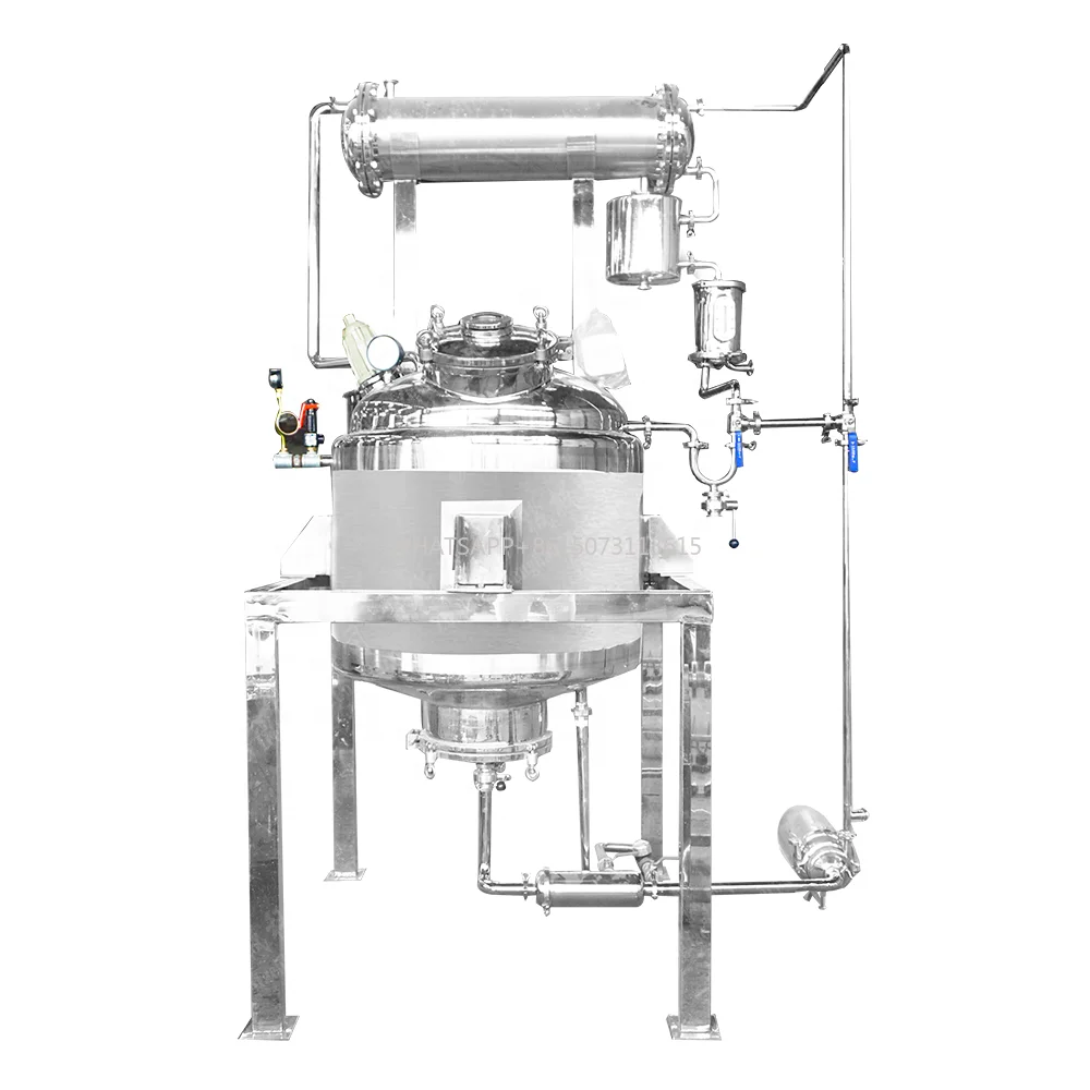Cristallizzatore industriale in acciaio inossidabile con funzione di controllo della temperatura e estrazione per l'industria chimica