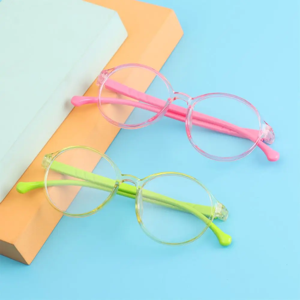 

Children Boys Girls Computer Online Classes Anti-blue Light Kids Glasses Ultra Light Frame Comfortable Eyeglasses