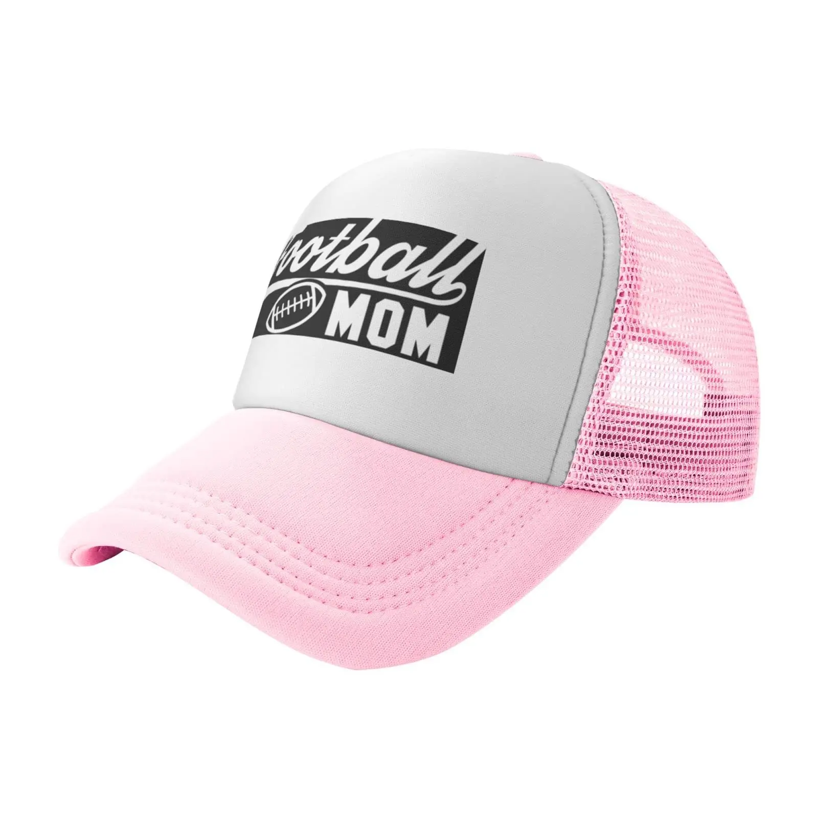 

Football Mom Graphic Trucker Hat Fashion Baseball Cap Men Sun Caps for Women Mesh Hats