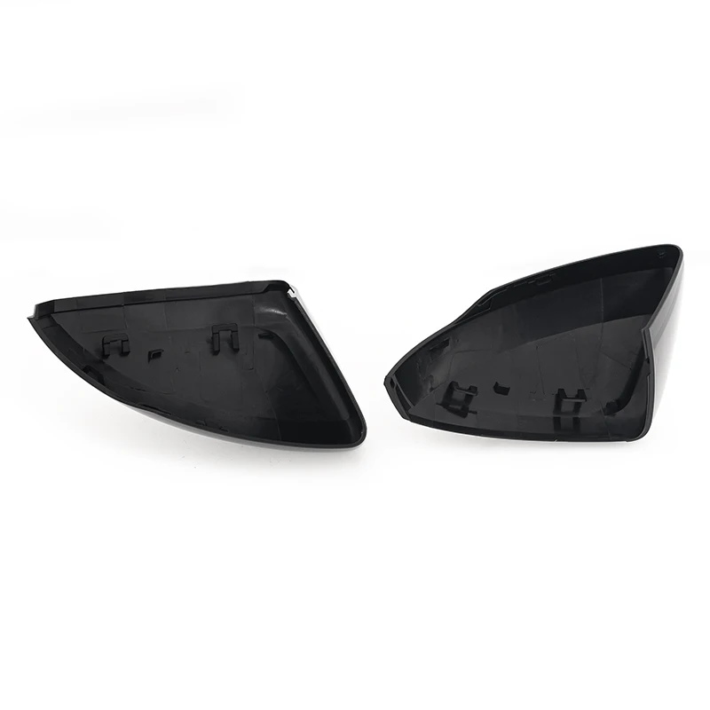 غطاء مرآة الرؤية الخلفية لشركة فولكس فاجن بولو MK6 AW GTI 2019-2023 اليسار اليمين لمعان أسود الجانب الجناح غطاء مرآة استبدال السيارات الملحقات