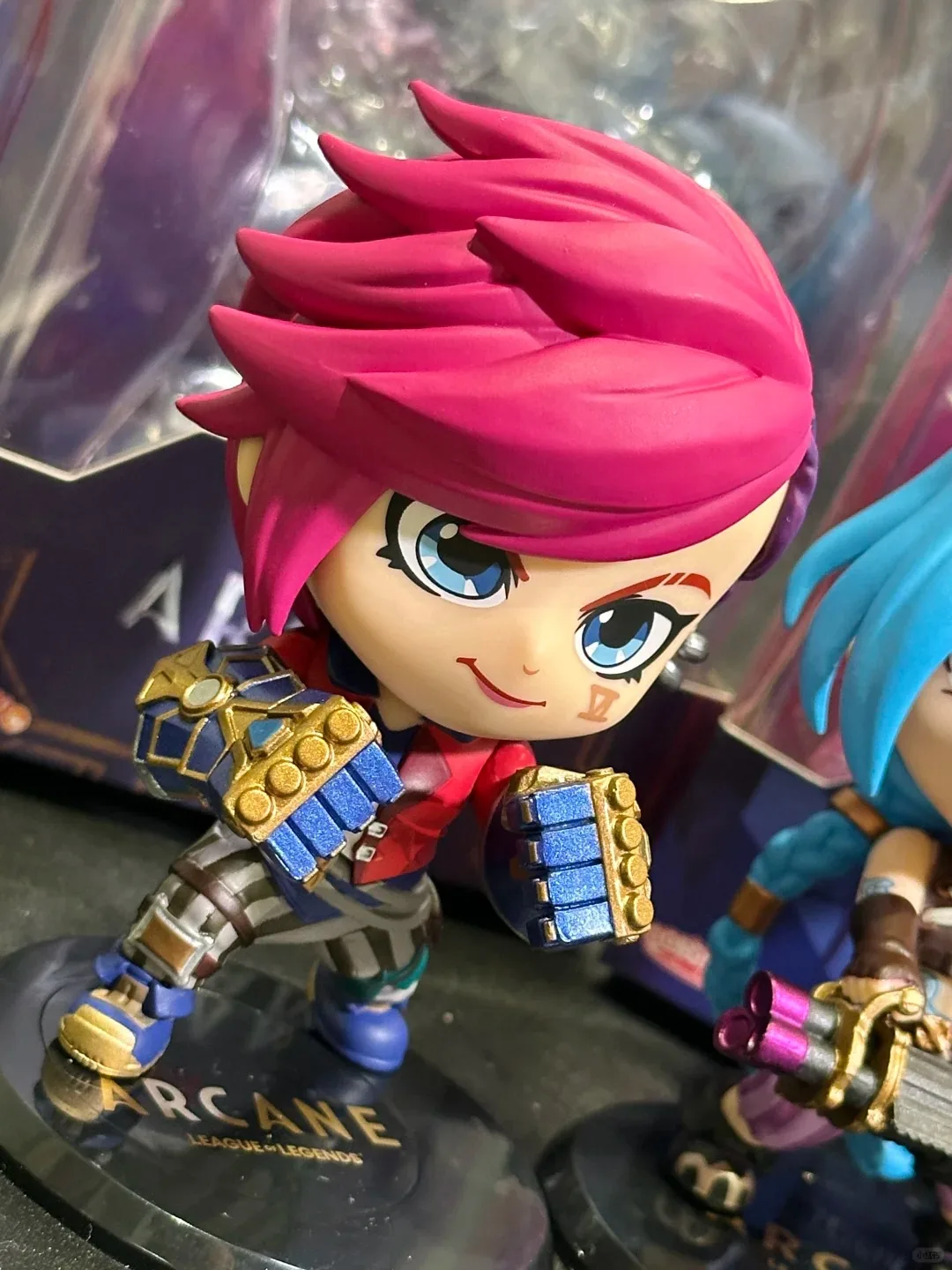 League Of Legends Jinx Vi Cosbabys 10cm Mini Collection Handmade Arcane: League Of Legends Jinx Vi Cosbabys Toys Gifts