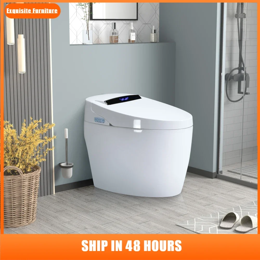 

Smart Toilets with Heated Bidet Seat.Portable toilet with bidet built.Intelligent Toilet Auto Open/Close Seat. Bidet toilet