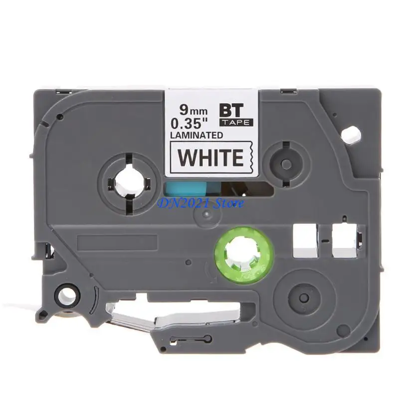 F3KE for Touch Label Tape 9mmx8m Black on Transparent/White/Red/Blue/Yellow/Green for Ptouch Label Maker Lamina