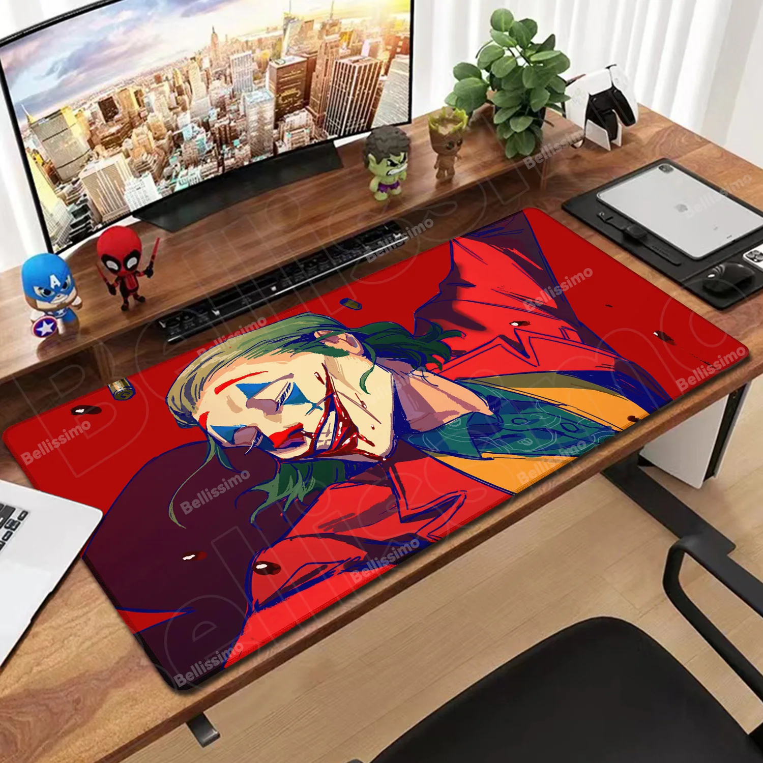 

Mousepad XXL90x40cm Keyboard PC Accessory J-jokers Desk Pad HD Printing Computer Gamers Locking Edge Non-slip Rubber Mouse Pad