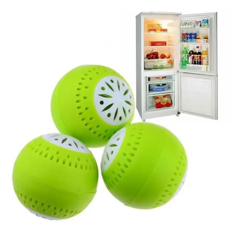 3 Pcs/set Fridge Moisture Absorbers Eliminator Odor Removal Balls Home Kitchen Tool Kitchen Accessories Drop Ship