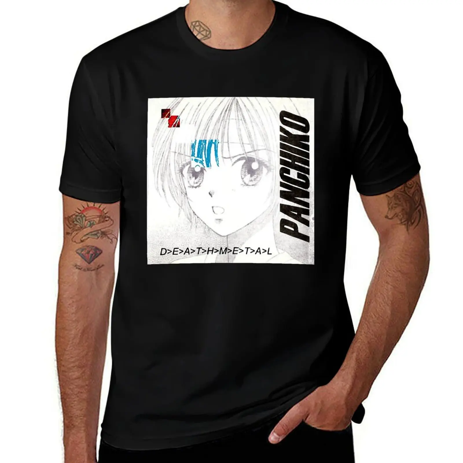 

Death metal panchiko T-Shirt kawaii clothes Clothing rapper graphic tees Man t-shirt men t shirts