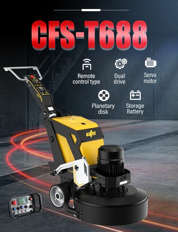 Rectifieuse de sol sûre 690mm 486kg, vente directe d'usine