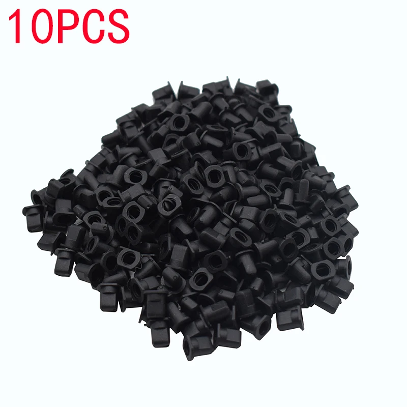 10Pcs Badge Emblem Grommet Door Mirror Cover Wheel Arch Clip For VW Golf MK1 MK2 Polo Jetta Passat Seat Ibiza Toledo 191853615A