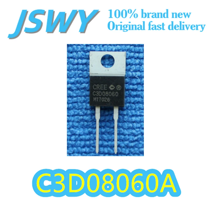 

(10/50 pieces) C3D08060A C3D08060 TO-220-2 package silicon carbide Schottky diode 600V/8A high efficiency original electronic