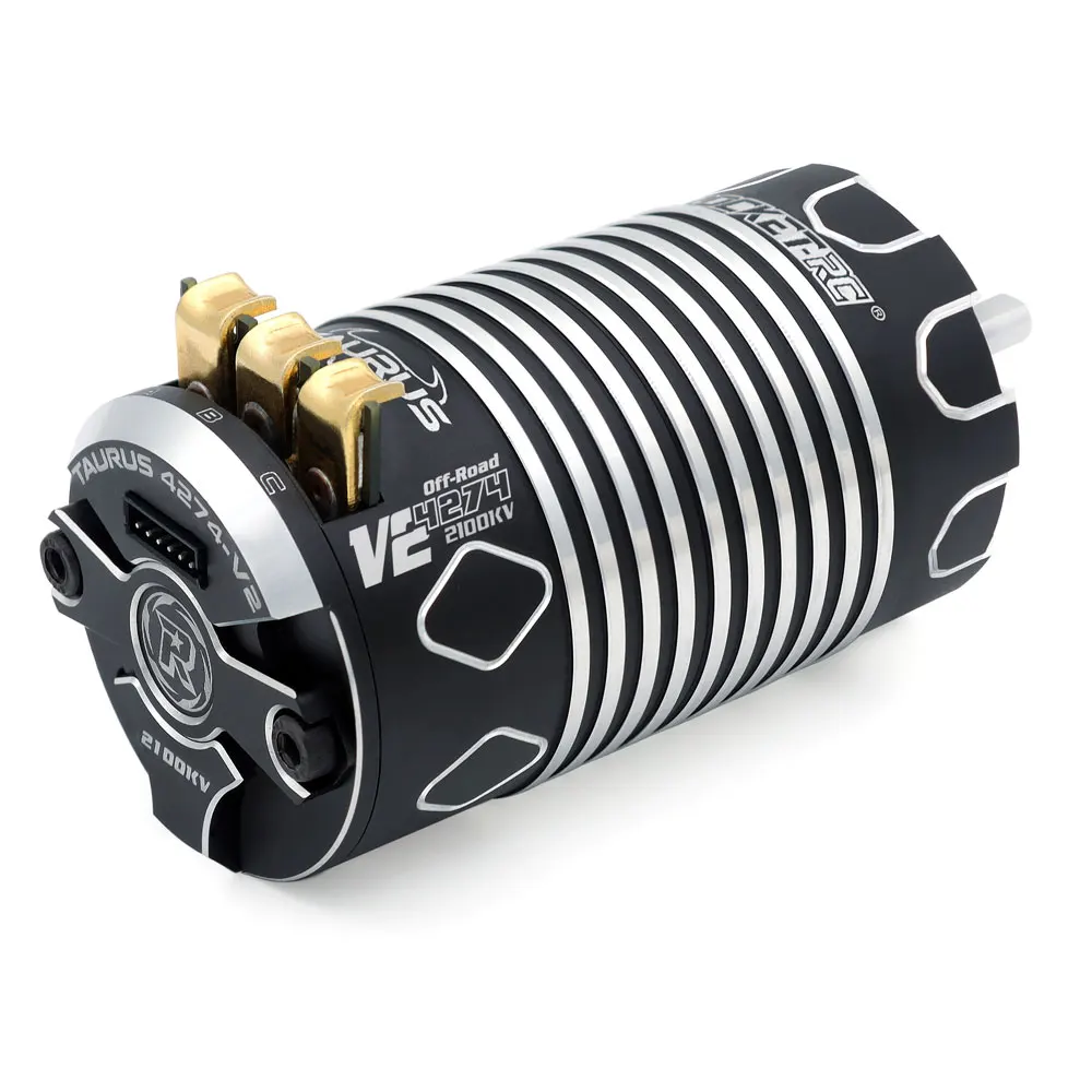 ROCKET-RC Sensored Brushless Motor 4274 4268 V2 1700KV/1900KV/2280KV/2600KV for 1/8 RC Car Electric Monster off Road RC Model
