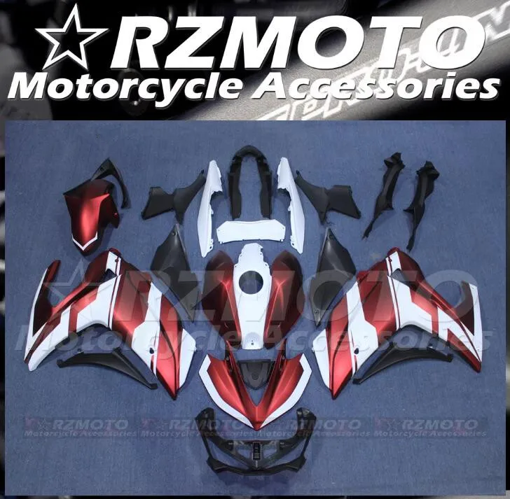 4Gifts New ABS Motorcycle Fairings Kit Fit For YAMAHA R3 R25 2015 2016 2017 2018 15 16 17 18 Bodywork Set Custom Red White Matte