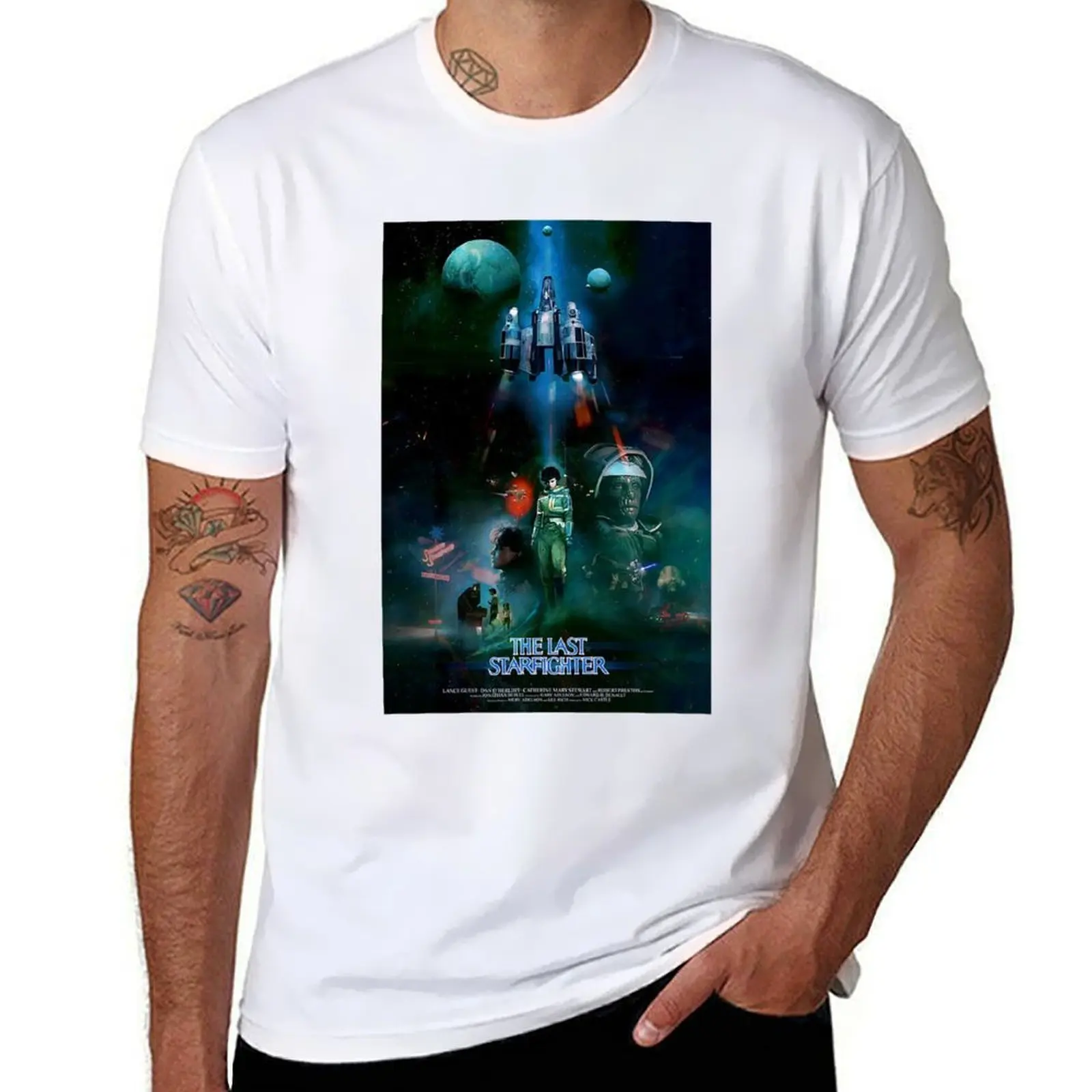

Mens Best The Last Starfighter Gifts For Movie Fans T-Shirt man t shirts for men casual cotton t shirts man 100% T-Shirt