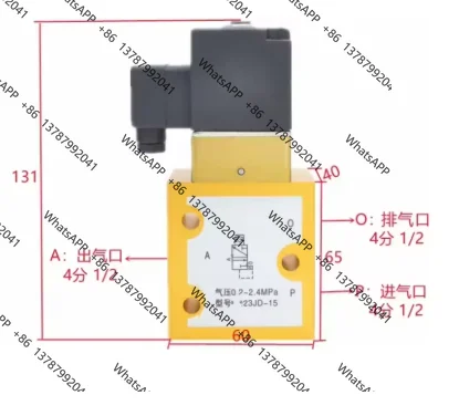 Two‑Position Three‑Way High Pressure Solenoid Valve YO23JD‑15P2 YO23JD‑15 YC23JD‑8 AC220V