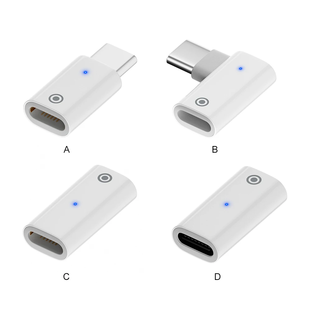 Адаптер для зарядки, профессиональный разъем, адаптер для зарядного устройства, подключи и работай с индикатором, для Apple Pencil 1-го поколения