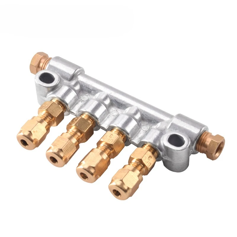 

Manufacturer wholesale 1 in 5 out fast coupling detection volumetric oil distributor lubricating oil distributor