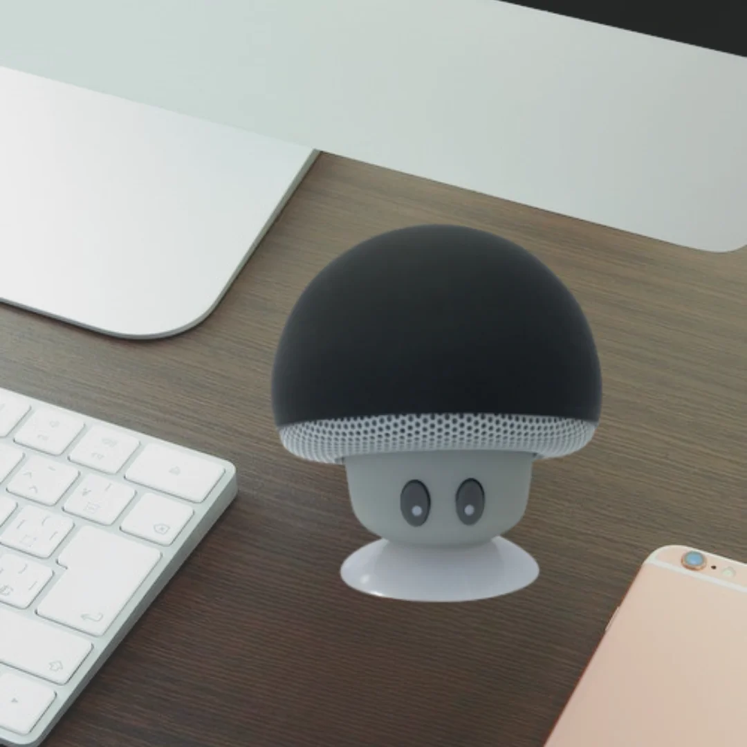 Bluetooth Mushroom Speaker Support Various Smart Phone Small Suction Cup Wireless Bluetooth Speaker Suitable for Family Parties