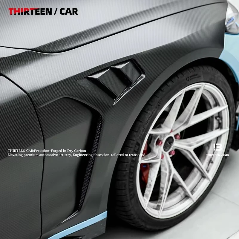 Good Fitment Car Accessories Dry Carbon Fiber Front mudguard for BMW G82 G83 M4 2020-2025 Replacement Side mudguards Bodykit