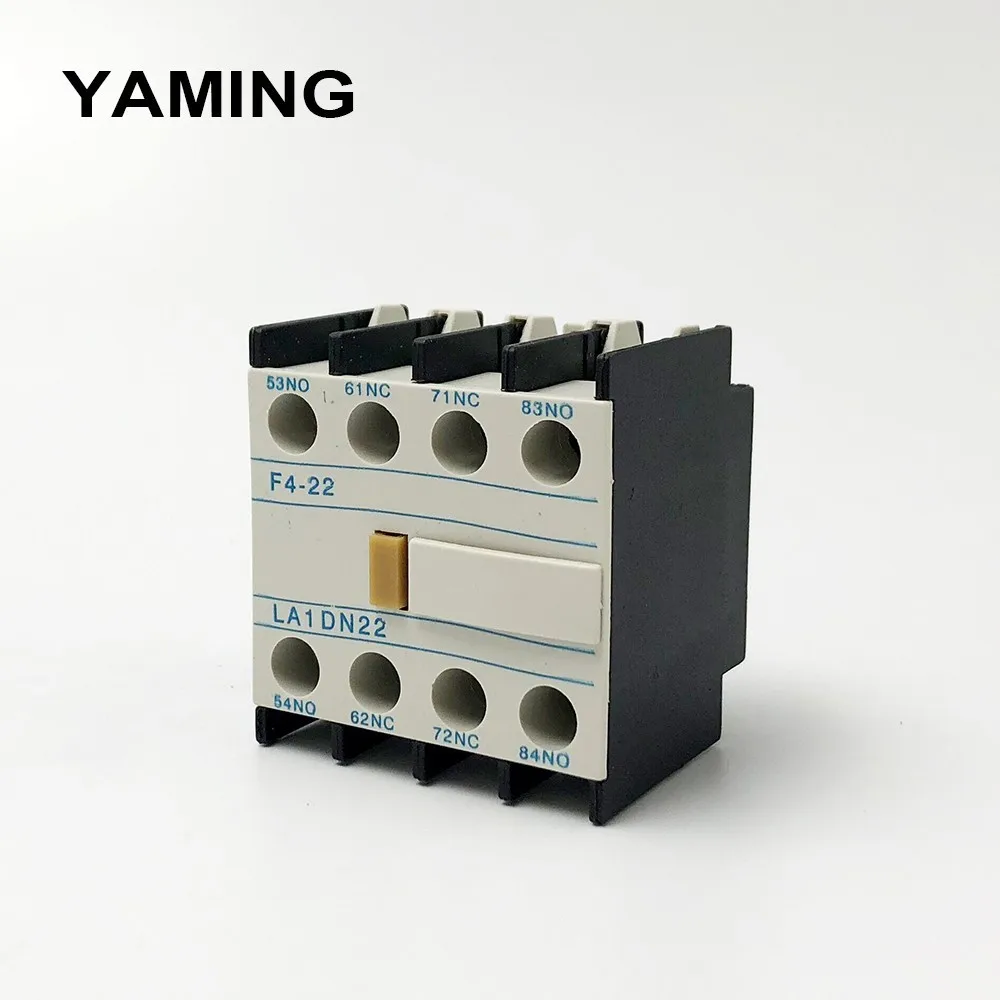 LA1-DN22 F4-22 2NO+2NC Contactor block Auxiliary The auxiliary contact for CJX2 LC1-D AC Contactor 4 Poles