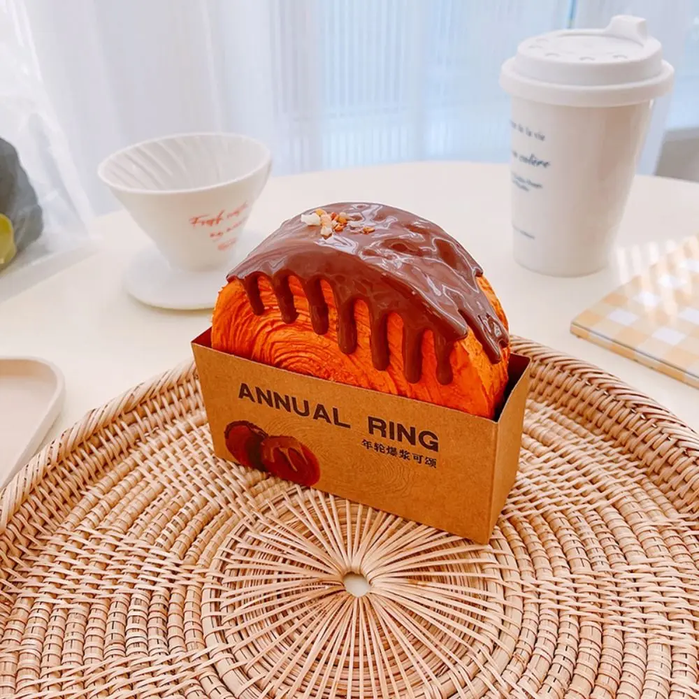 Stylish Bread Bread Slow Rebound Cake PU Squeeze Dessert Soft Simulation Food Puff Slow Rebound Gift