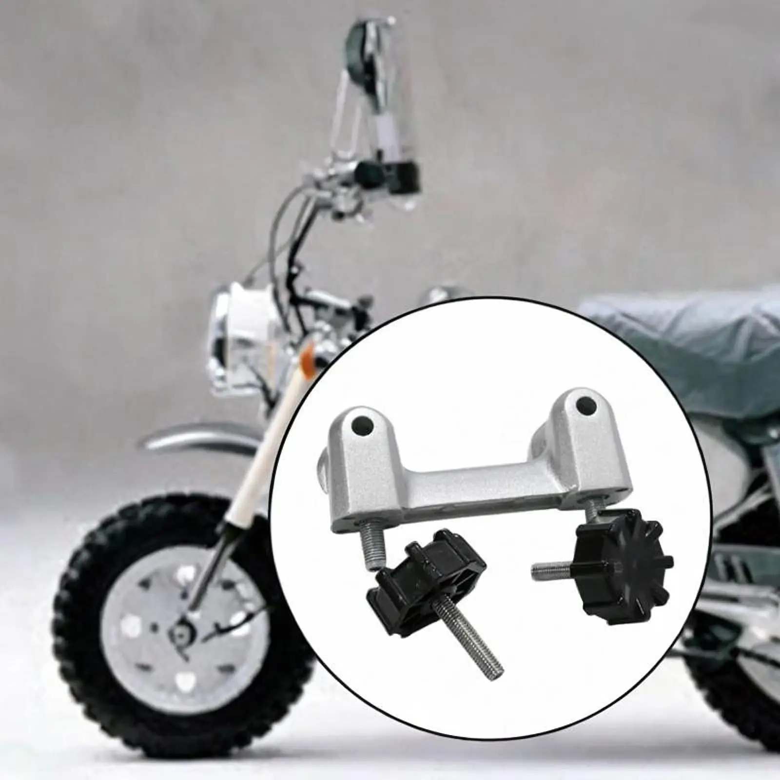 Motorcycle Handlebar Riser Clamp Secure Seating Grip Bar Mount for Honda Z50 Z50J DAX CT70 Z50R