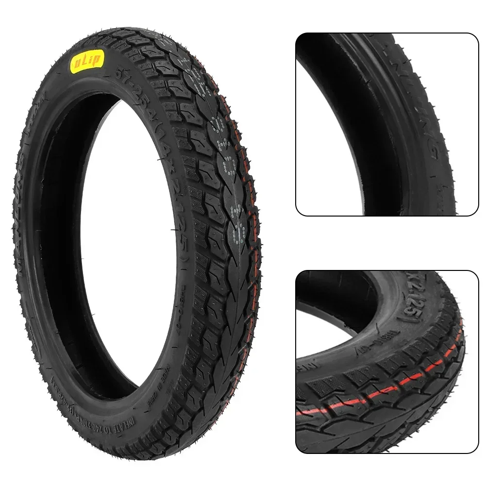 

Hot Sale Electric Bicycle Tyre 14x2.125 Tubeless Tire For Electric Bike Bicycle 14 Inch Replacement Mount Part Accessories