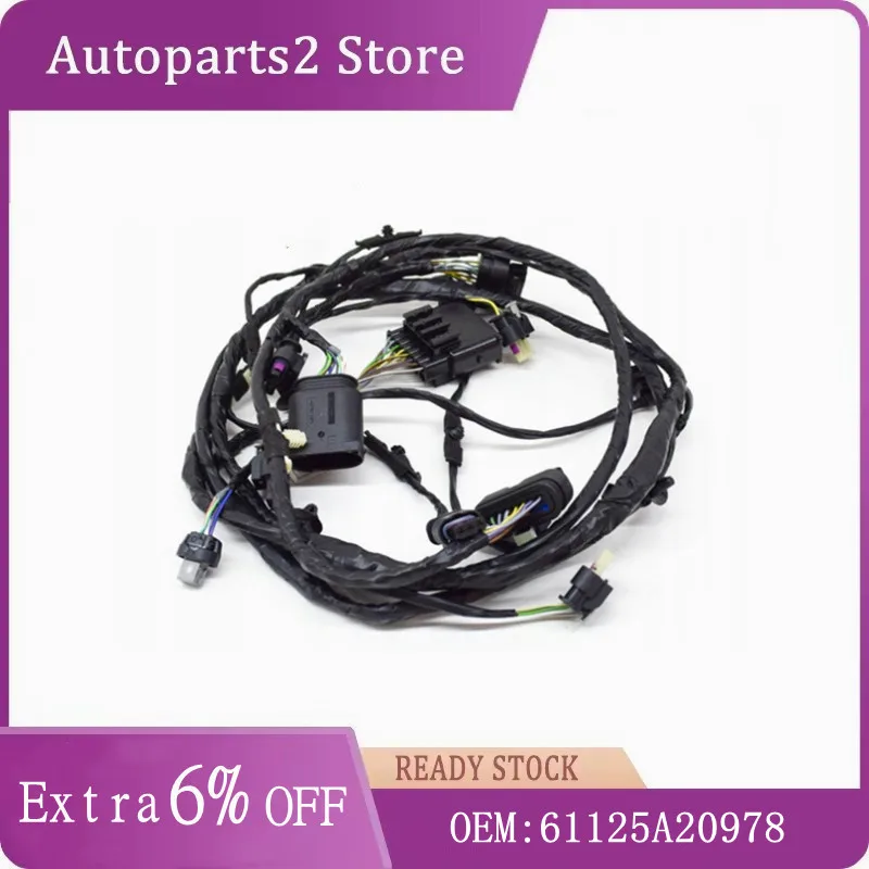 61125A20978 For BMW X3 G01 F97 X4 G02 Front Bumper PDC Parking AID Wiring Harness with collision plug