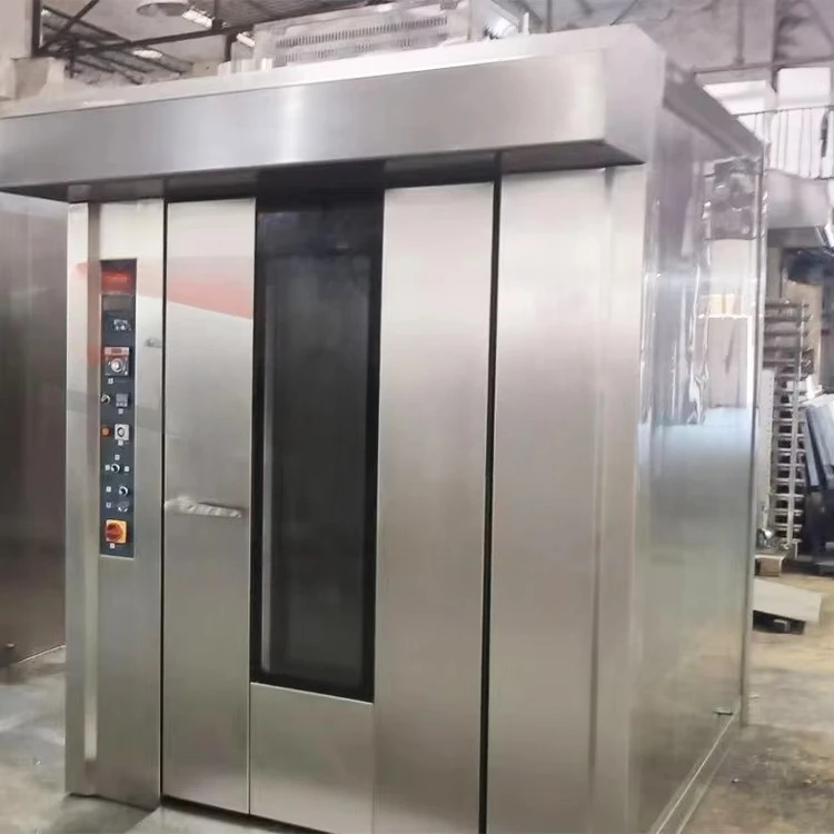 32 bandejas forno rotativo a gás elétrico grande rotativo padaria rack forno pão padaria forno
