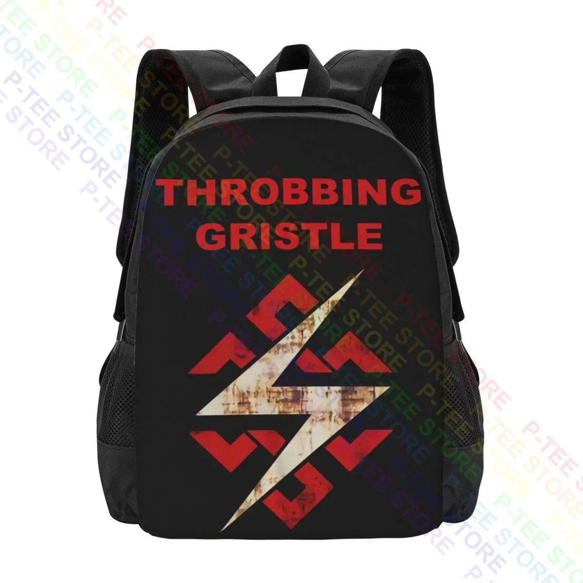 Throbbing Gristle Throbbing Gristle Flash Knot LogoBackpack Large Capacity Creative Gymnast Bag