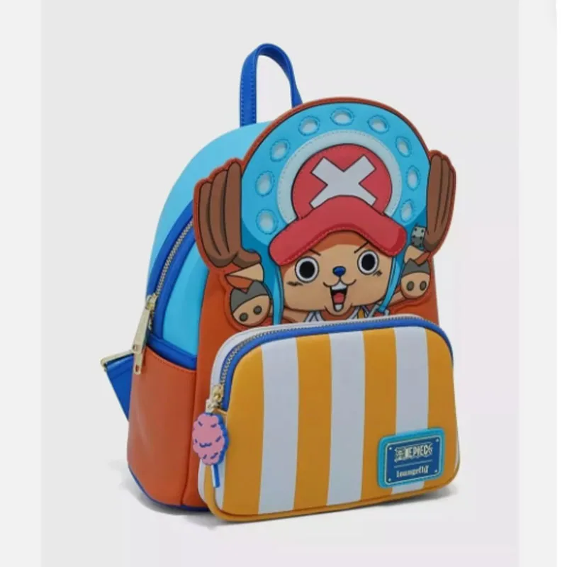 2024 New One Piece Tony Choba Backpack Fashion Cute Backpack Cartoon Backpack Anime Peripheral Backpack Travel Bag Birthday Gift