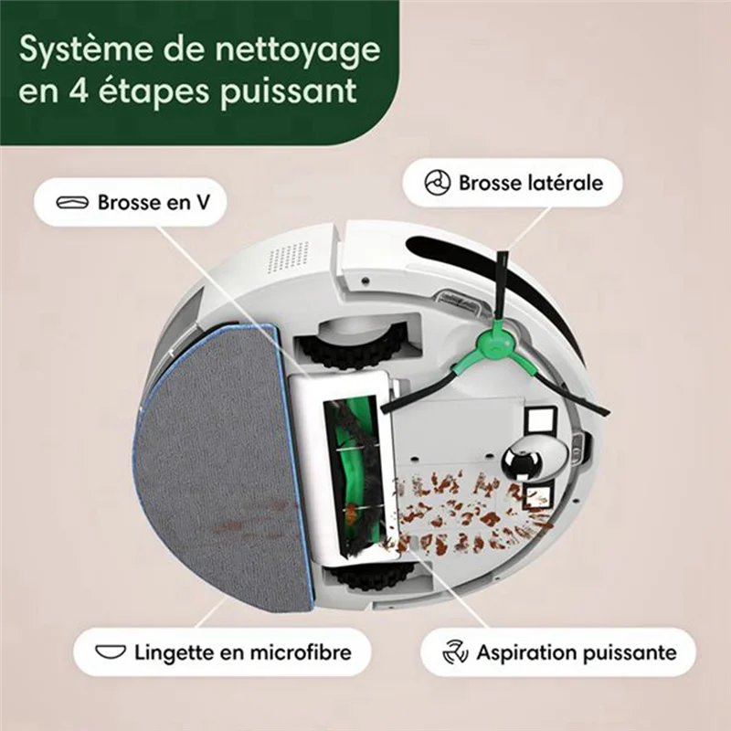 A84G-For Irobot Roomba Combo Essential، ملحقات استبدال فرشاة الأسطوانة الرئيسية الأساسية من Roomba Vac