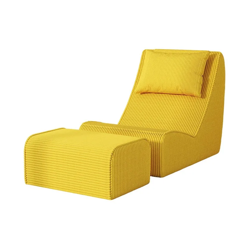 Small apartment frameless sofa 30D sponge balcony reading chair living room single chair compressed roll bag