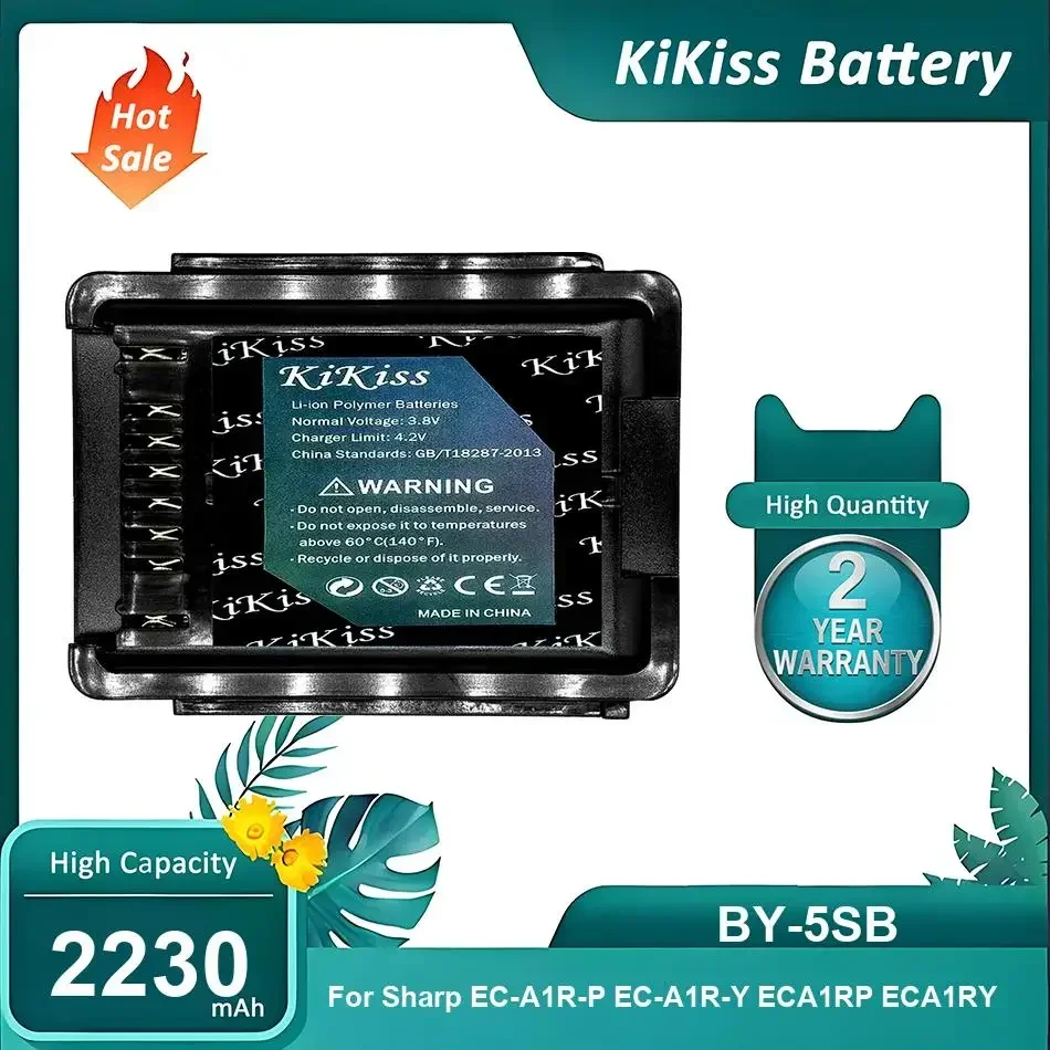 Brand New Battery For Sharp EC-A1R-P EC-A1R-Y,BY-5SB,2230mAh