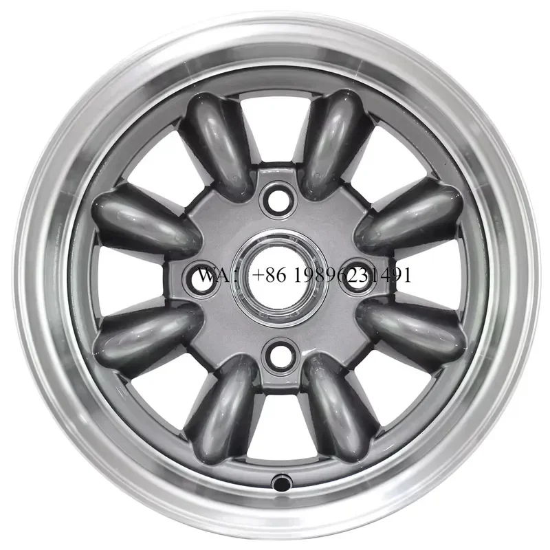 Wmwmnu 13x7 Inch Wheel Rim ET-7 Offset 4 Hole 8 Hole 4x100 4x114.3 8x100 8x114.3 PCD Alloy Wheels for Car ATV UTV Cart