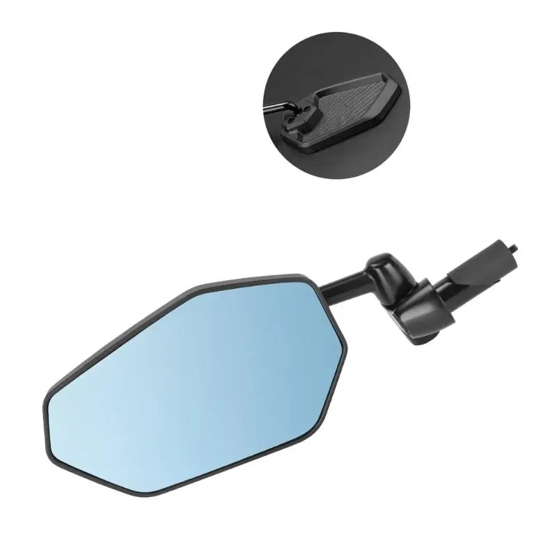 652F الدراجات 360 درجة تدوير الدراجات مرايا الرؤية الخلفية الدراجات المقود عاكس الرؤية الخلفية السلامة واسعة النطاق مرآة #1