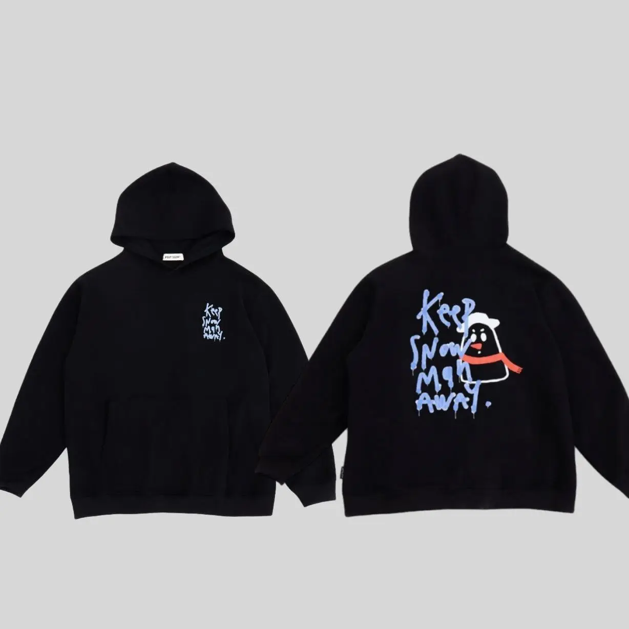 فقط أنت LingOrm Orm Kornnaphat نفس الحروف إبقاء صامت هوديي البلوز سميكة مستديرة الرقبة موضة الاتجاه غير النسخة الأصلية