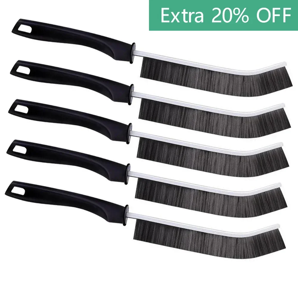

Hard Bristle Tile Gap Brush 5 Pcs - Multifunctional Cleaner for Bathroom, Kitchen & Household Window Crevices