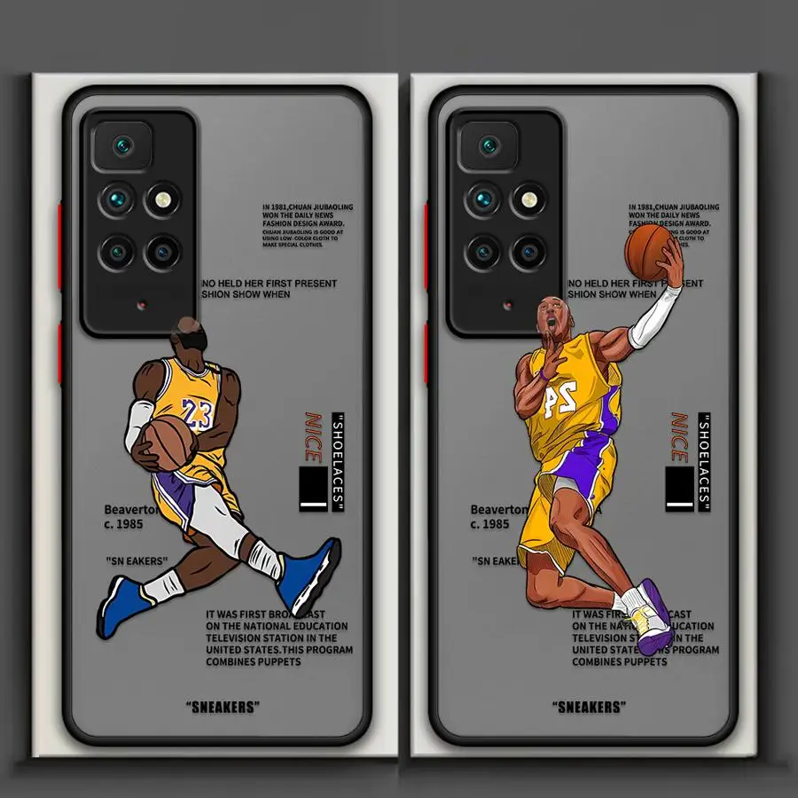 

Trend Basketball SNEAKERS TPU Cover Phone Case for Xiaomi Redmi A4 K40 Pro 14C A2+ 9C 10C 10A 9T 12C 9A A1+