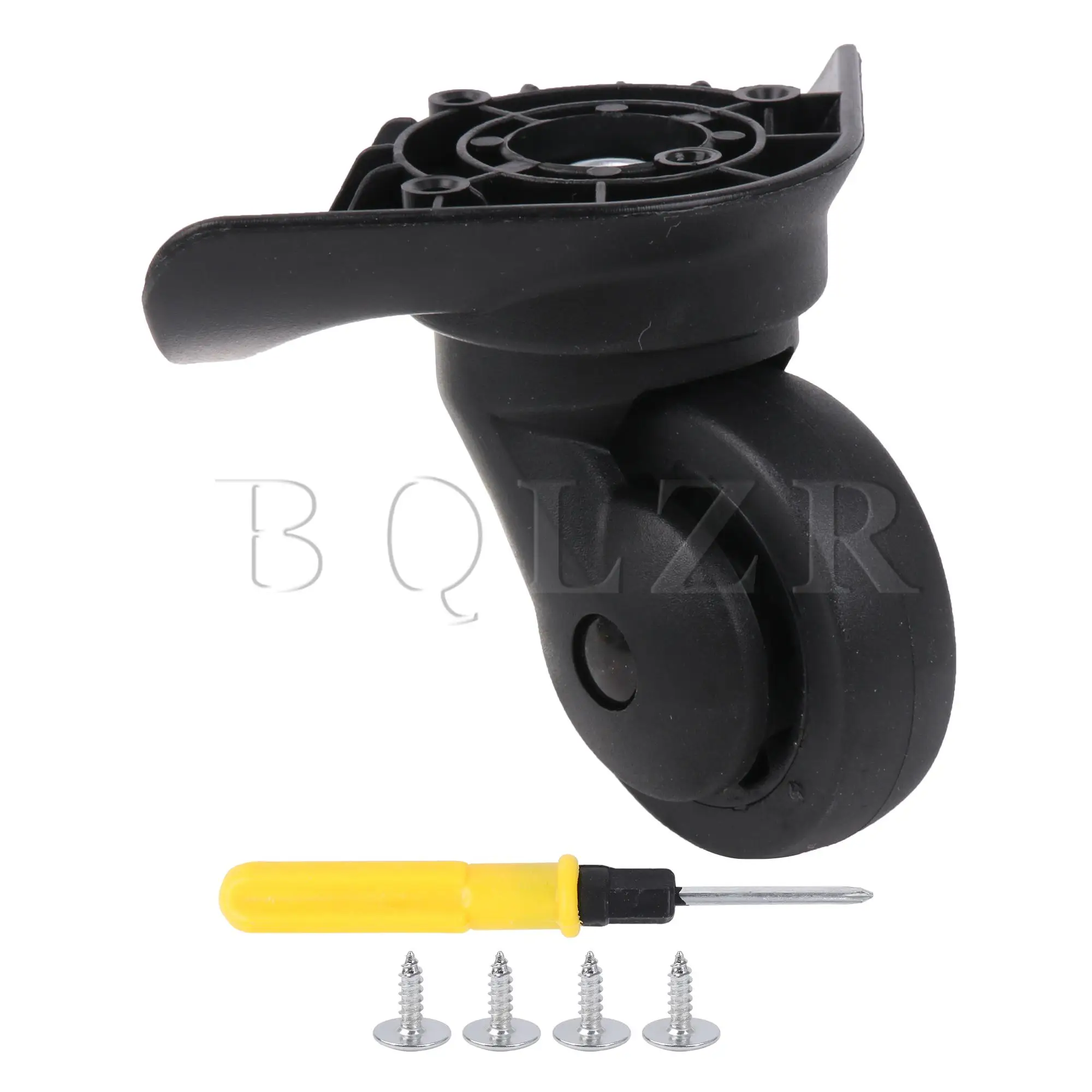 BQLZR Luggage Swivel Wheel Travel Suitcase Casters 2.95 Inches W076 Black Kit