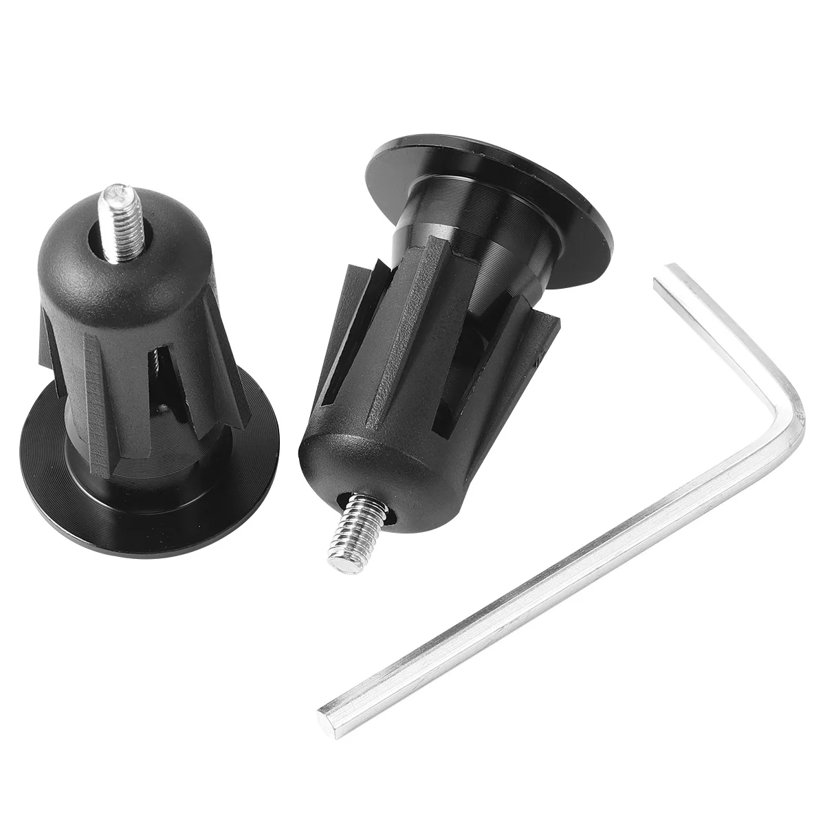 سبائك الألومنيوم المقود نهاية المقابس الذهبي قبضة الدراجة غطاء استبدال أجزاء لملحقات الدراجات النارية المقود