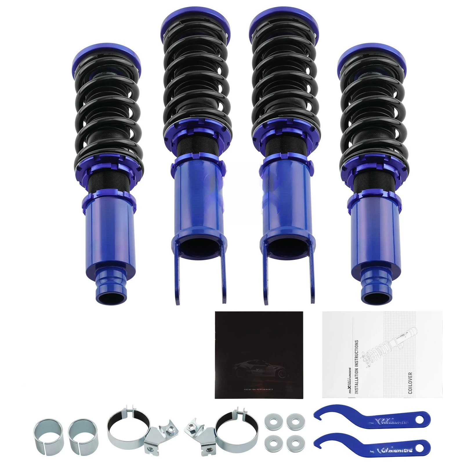 4×Full Coilovers Suspension For Honda Civic CRX 88-1991 EF Acura Integra 1990-93