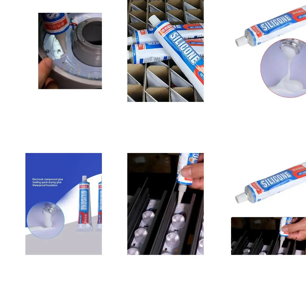 

Клей для радиатора. Теплопроводящий клей, используемый в лампах, электронных приборах, высокое качество.