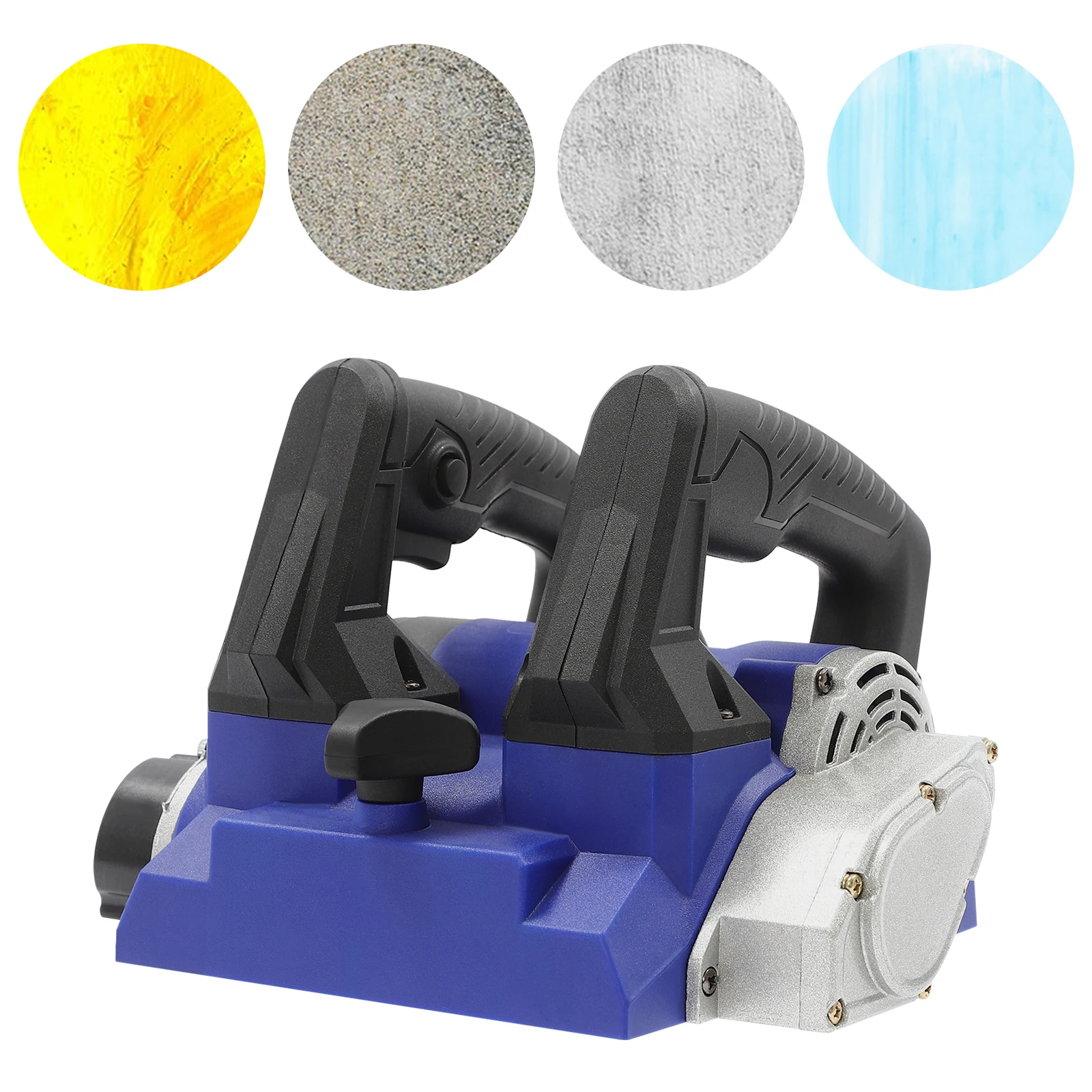1300 W Betonmahlmaschine, elektrisches Wandhobel-Set, keine Lastgeschwindigkeit, 1000–4000 U/min, Hobeltiefe 1–4 mm – Detail 1