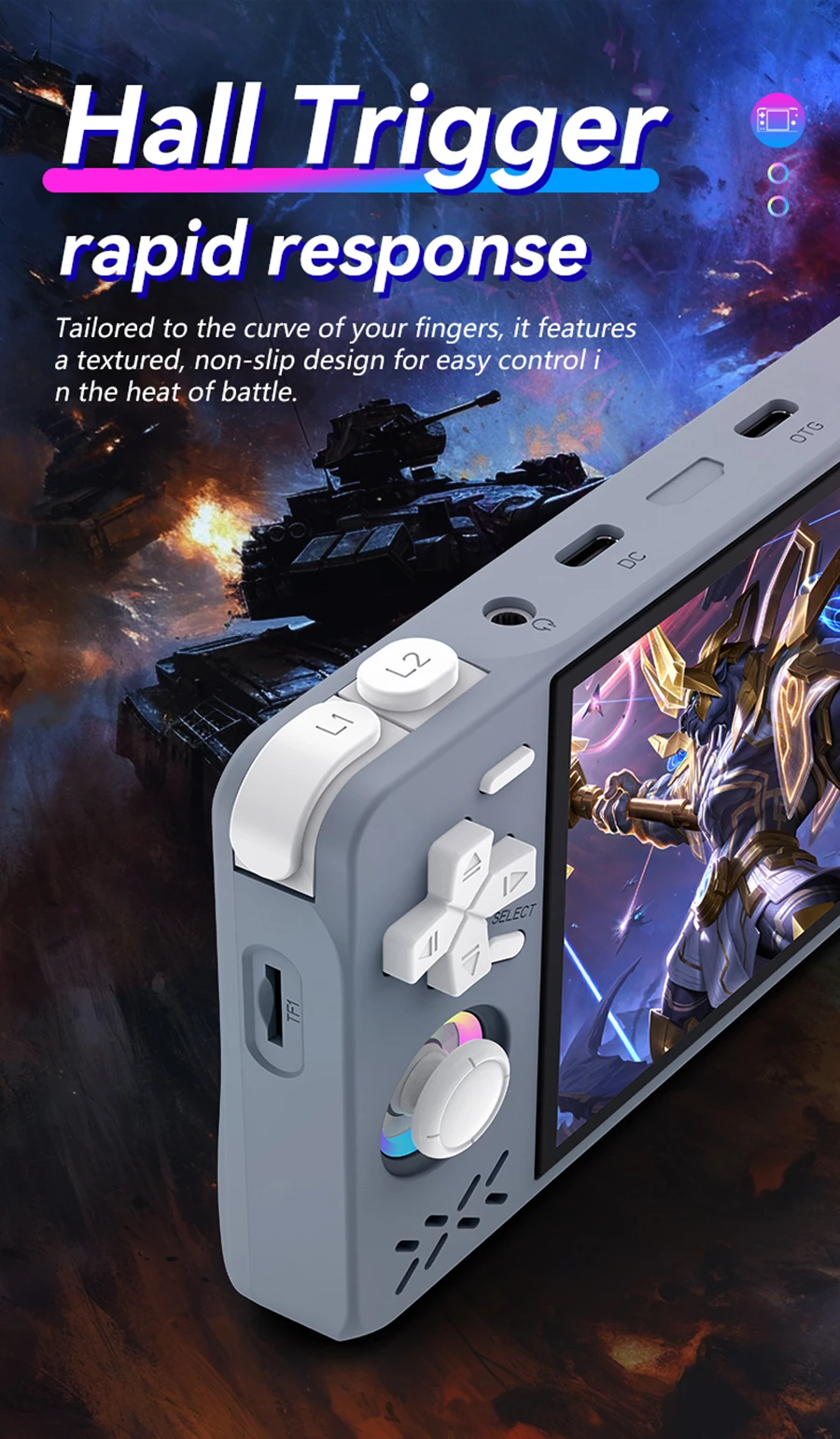 ビデオゲームレトロミニハンドヘルドゲーム XF40H レトロハンドヘルドビデオゲームコンソール、Linux