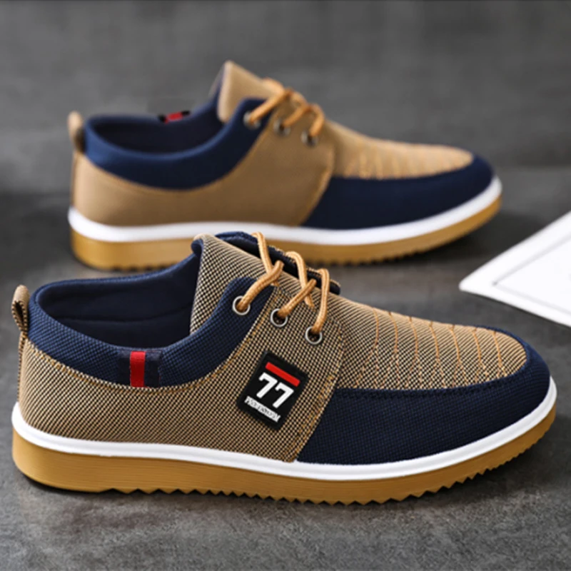 New Fashionable Trendy Men's Shoes Casual Sports Shoes Comfortable and Versatile Knitted Sneakers Man Tennis Shoes