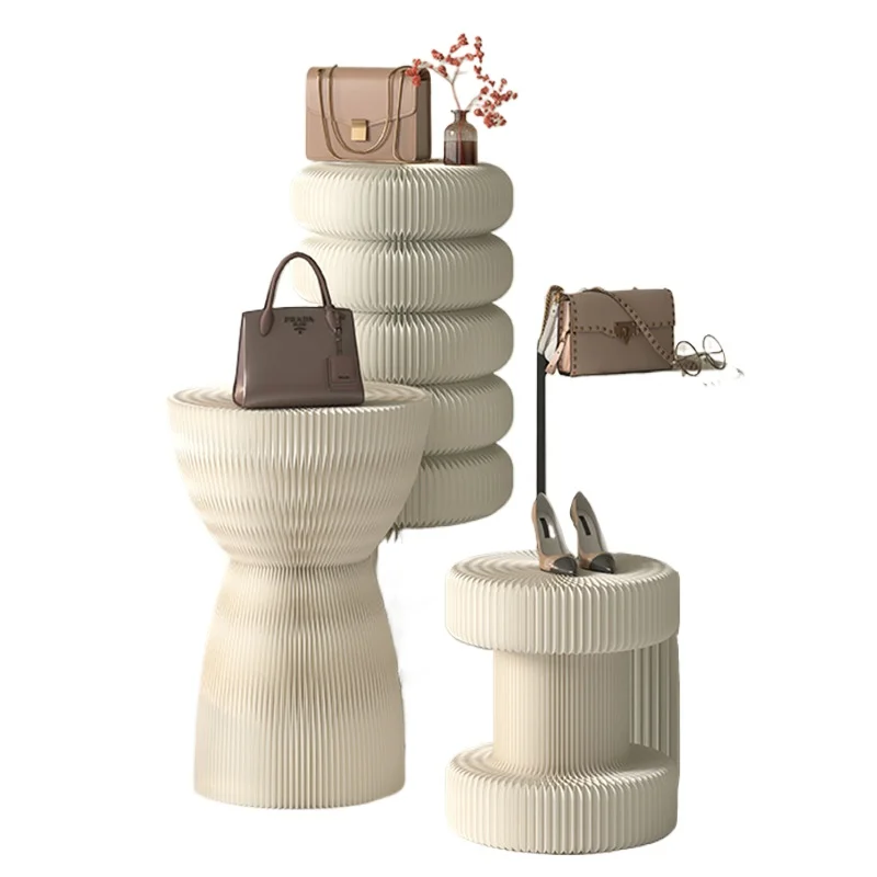 

Window goods display rack, clothing store Nakajima water table cylindrical display cabinet, dessert table