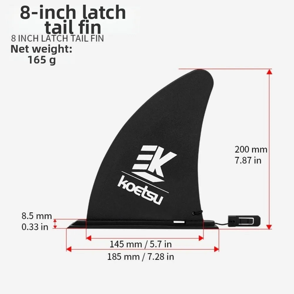New 4.5/8/9/10inch Slide-in Surfboard Fin Nylon Multicolors Stand Up Paddle Water Sports Surfing Board Accessory