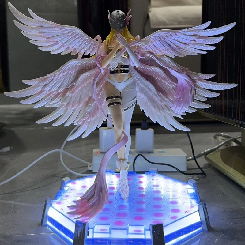 

Святой Angemon Gk Фигурки Digimon Adventure Аниме Angewomon Фигурки Статуя из ПВХ Модель Коллекция Куклы Игрушки Подарок На День Рождения
